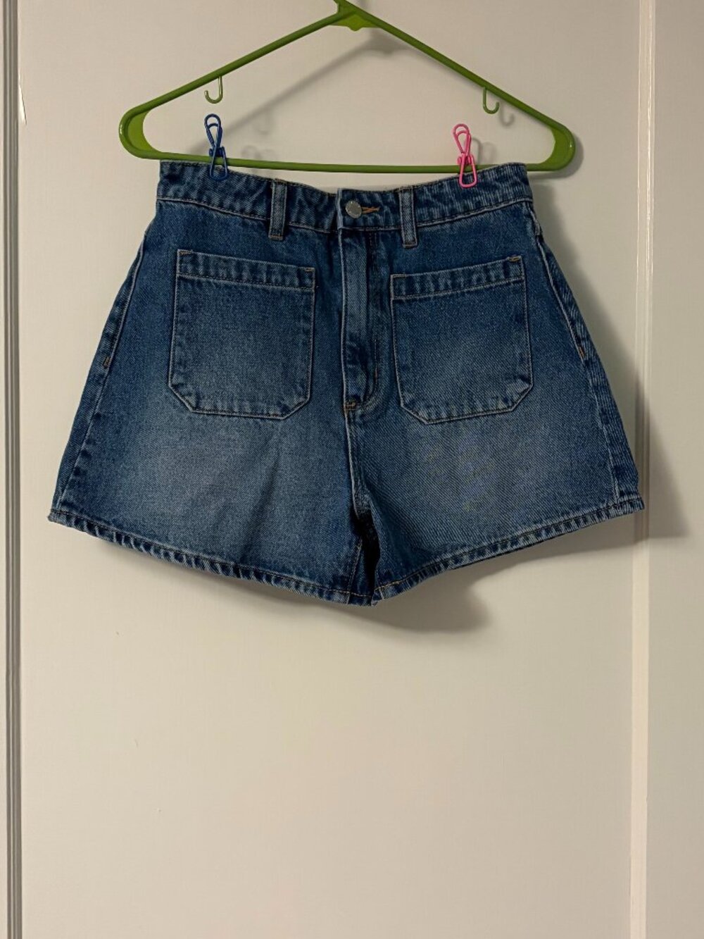 Rollas mirage short g'day mate high rise size 27 denim classic summer bohemian